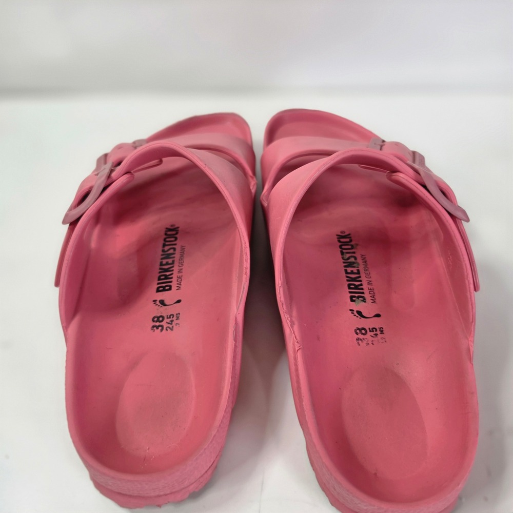 Birkenstock Arizona Essentials EVA Pink Sandals Womens Size 38 US 7 Waterproof - Picture 2 of 7